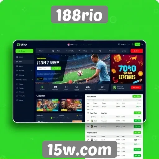 Avaliação da interface do usuário do site 188rio